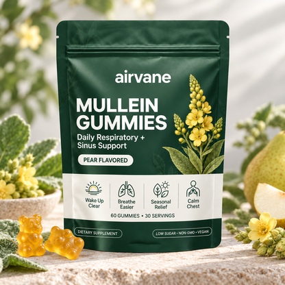 AIRVANE ClearLung™ Mullein Gummies